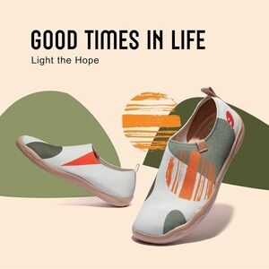 NWT UIN Men’s Comfortable KNIT Shoes/Light the Hope/US9